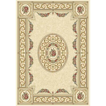 DYNAMIC RUGS Ancient Garden 2 ft. x 3 ft. 11 in. 57226-6464 Rug - Ivory AN24572266464